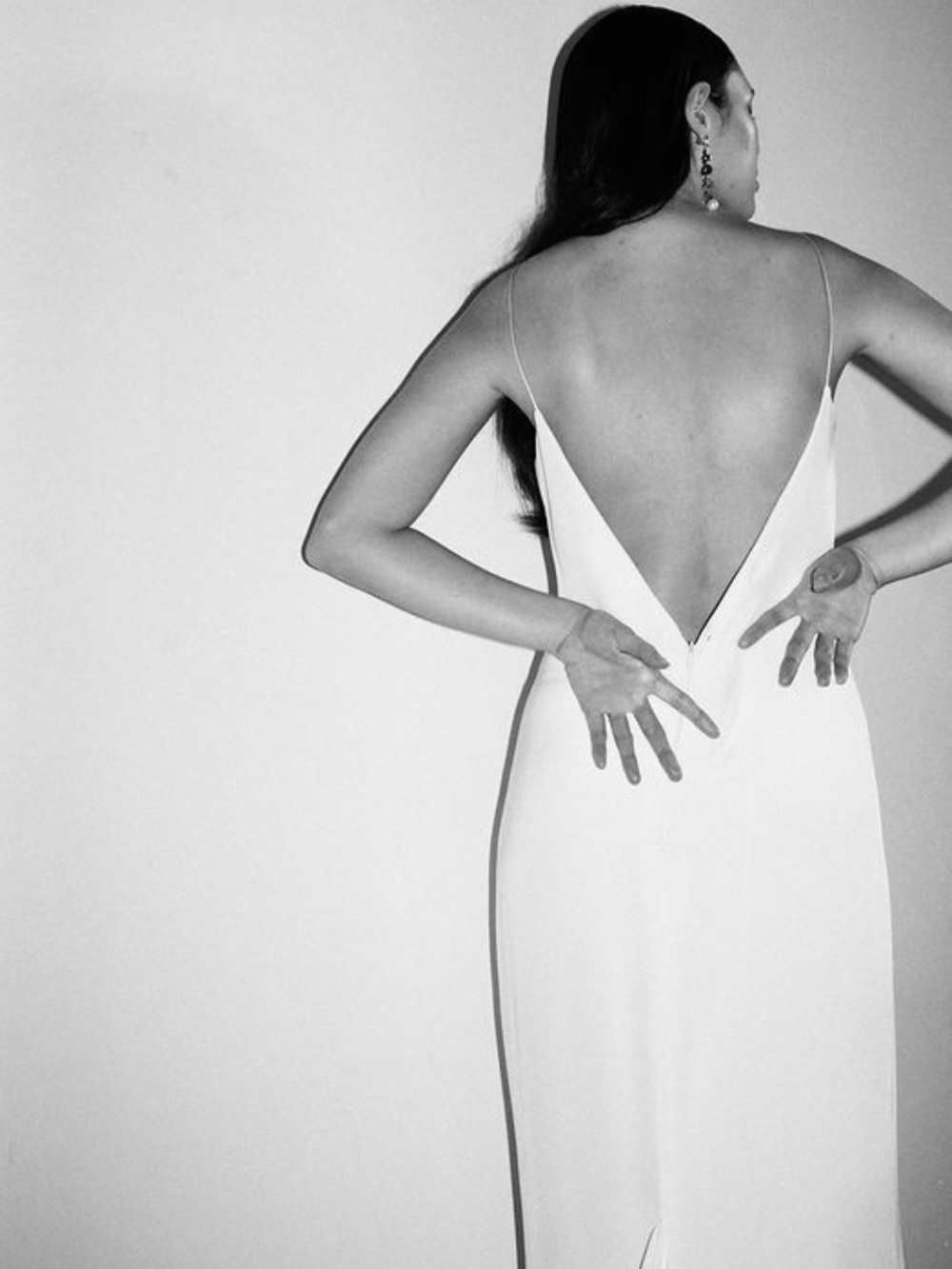Lola Varma 100% Silk Vincent Slip Gown - Picture 5 of 8